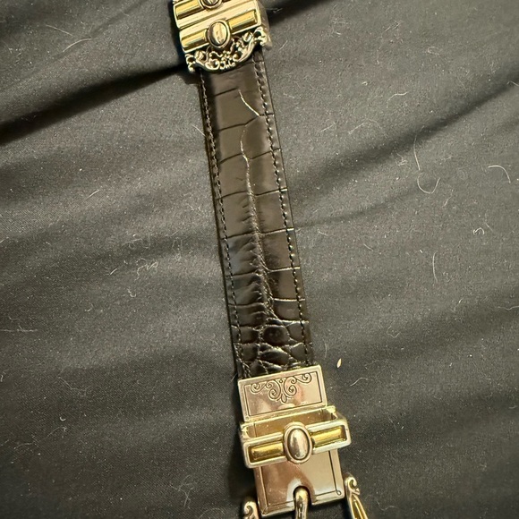 Brighton size large “34” turn/twist black leather belt - Picture 2 of 8